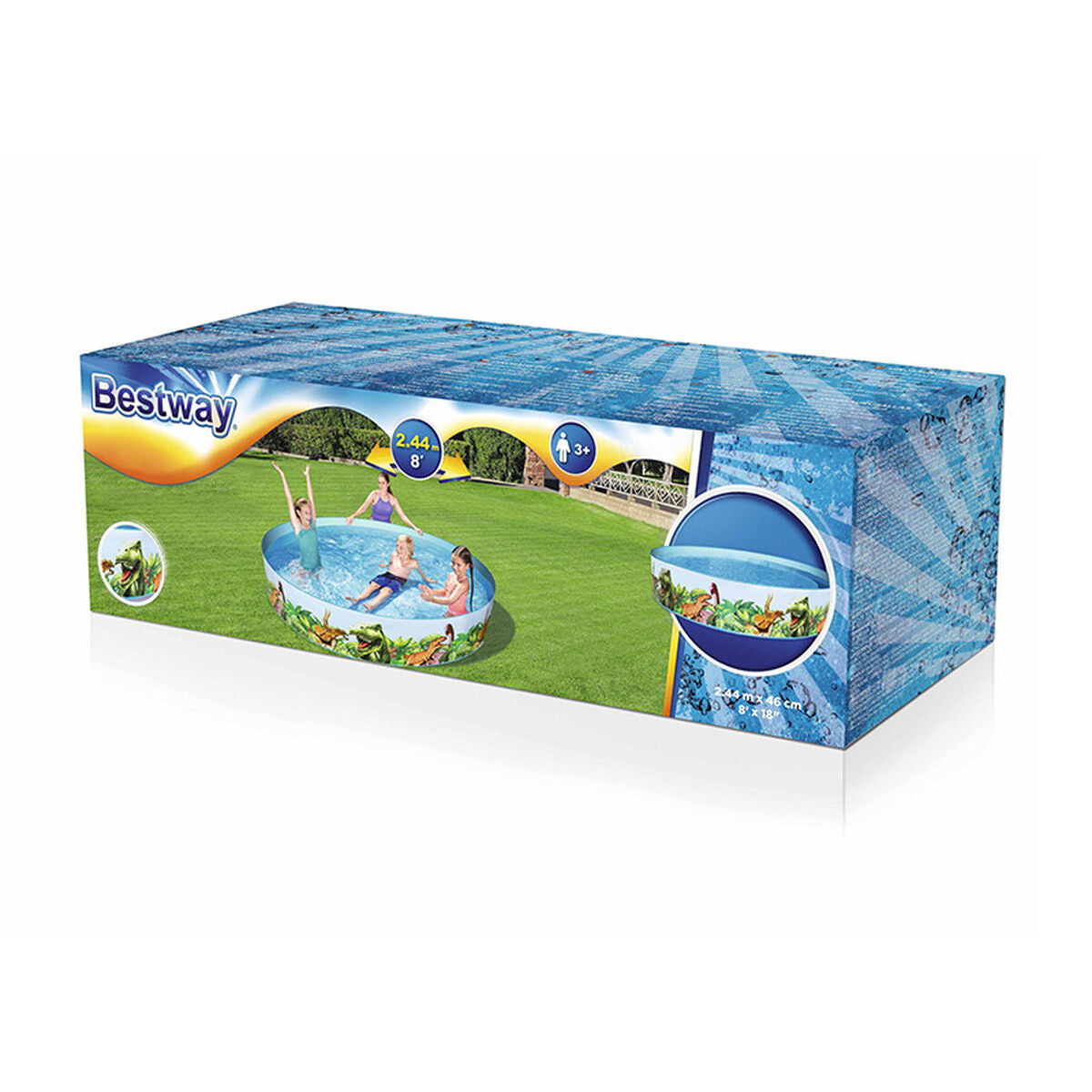 Piscina Gonfiabile per Bambini Bestway Dinosauri 244 x 46 cm