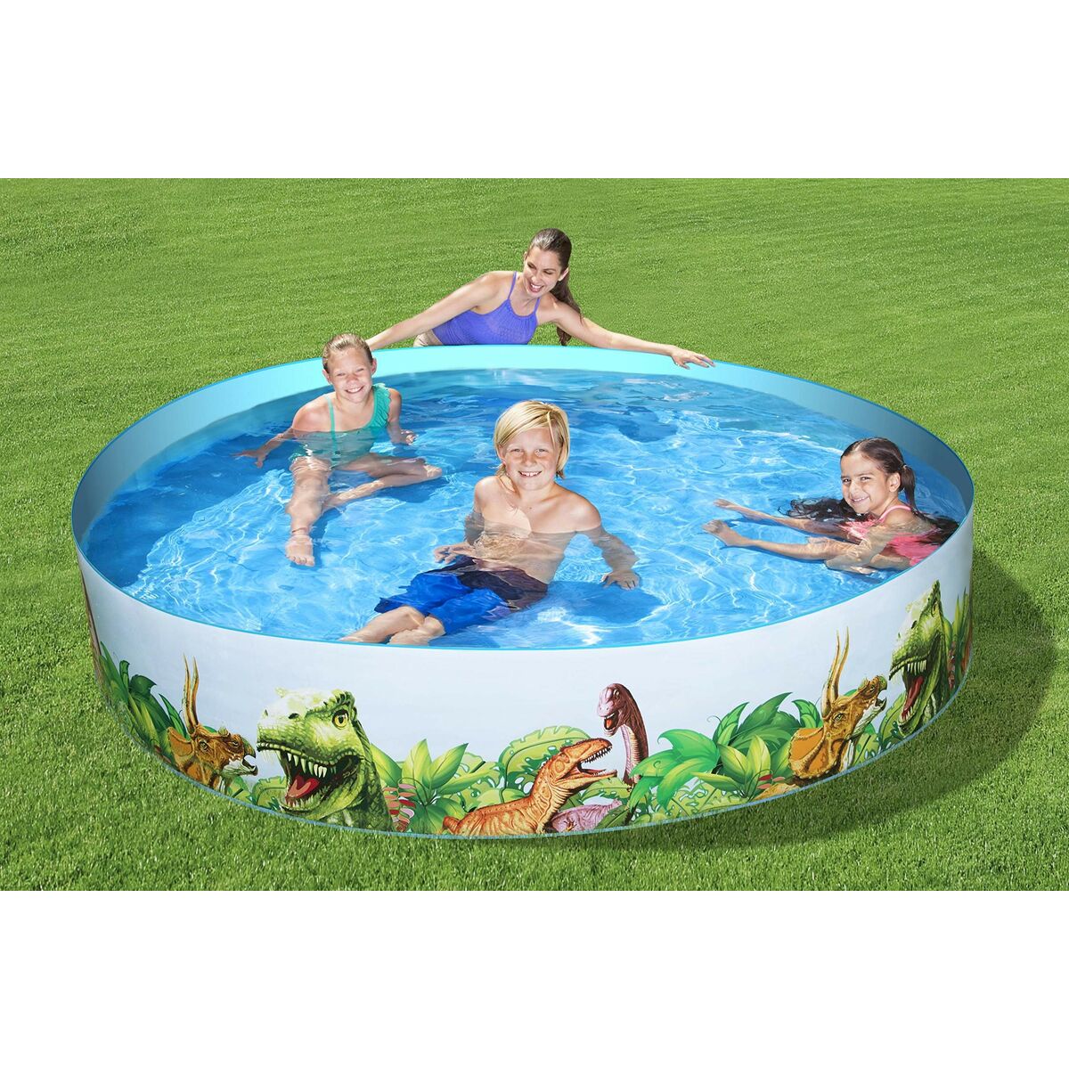 Piscina Gonfiabile per Bambini Bestway Dinosauri 244 x 46 cm