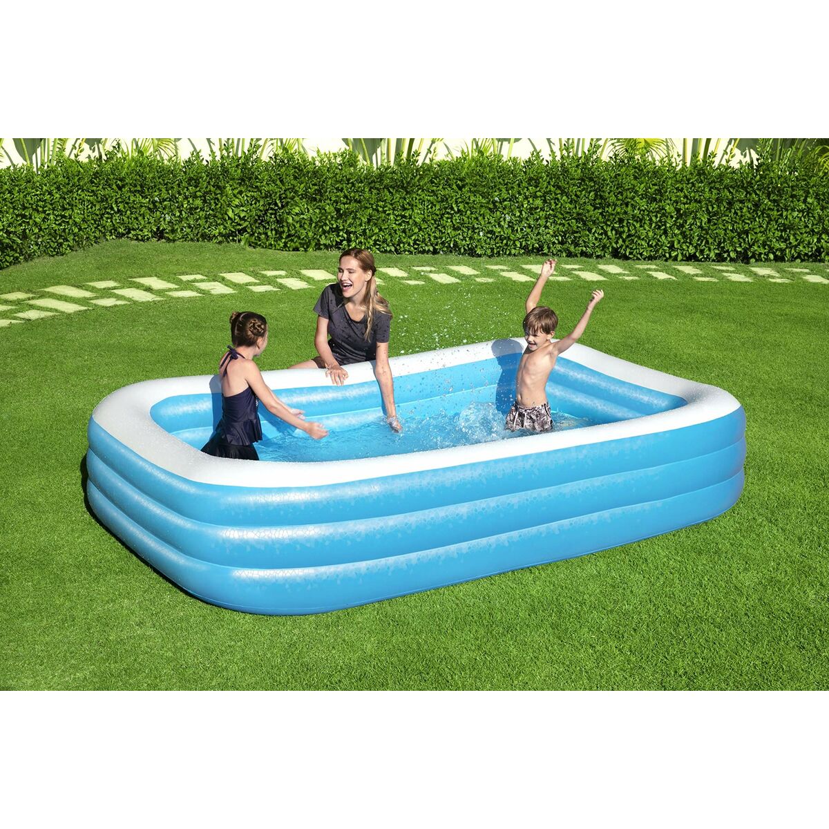 Piscina Gonfiabile per Bambini Bestway 305 x 183 x 56 cm Azzurro