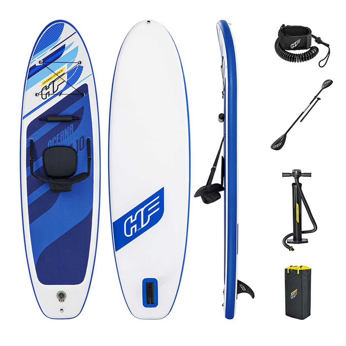 Tavola da Paddle Surf Gonfiabile con Accessori Bestway Hydro-Force 305 x 84 x 12 cm