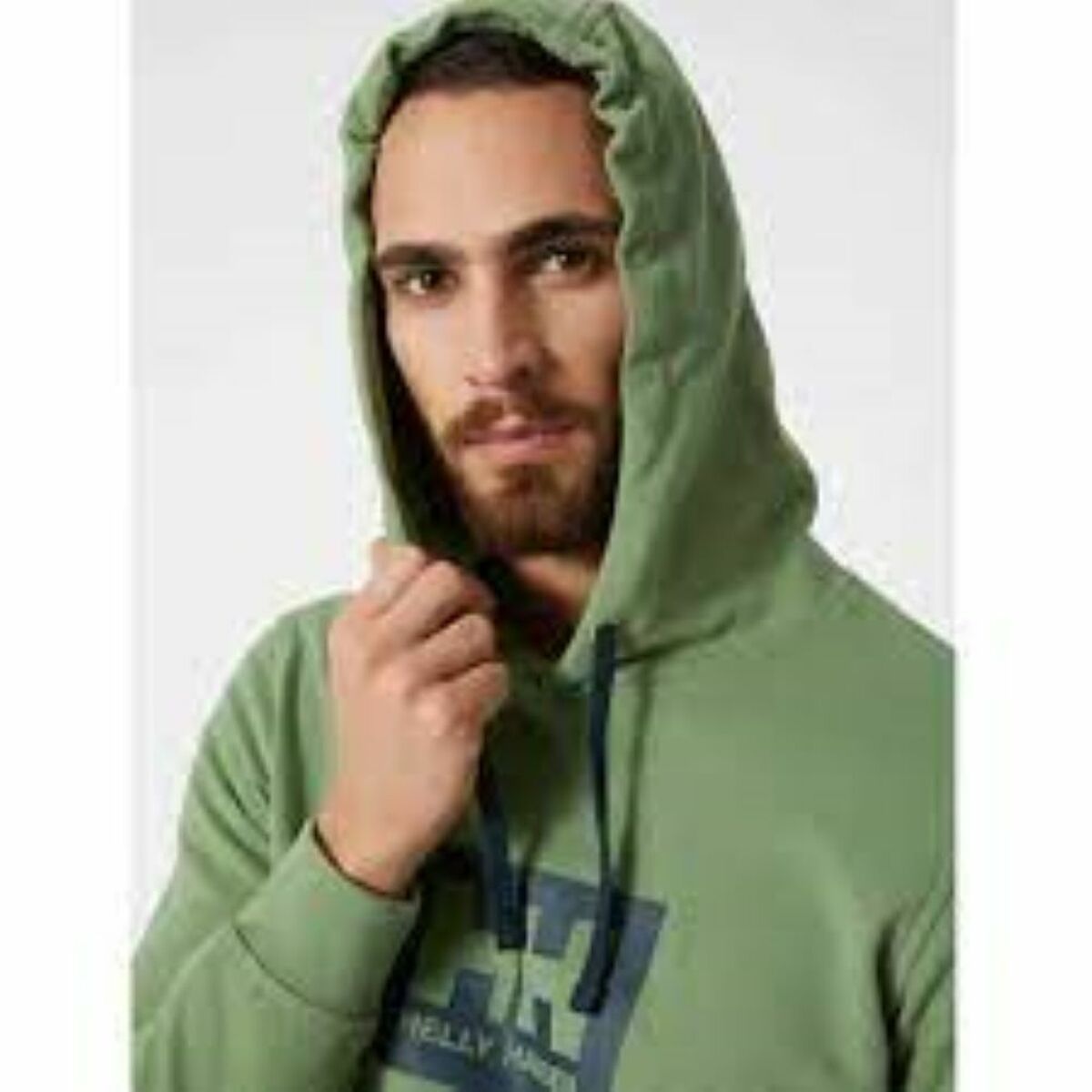 Felpa con Cappuccio Uomo Helly Hansen 53289 406  Verde