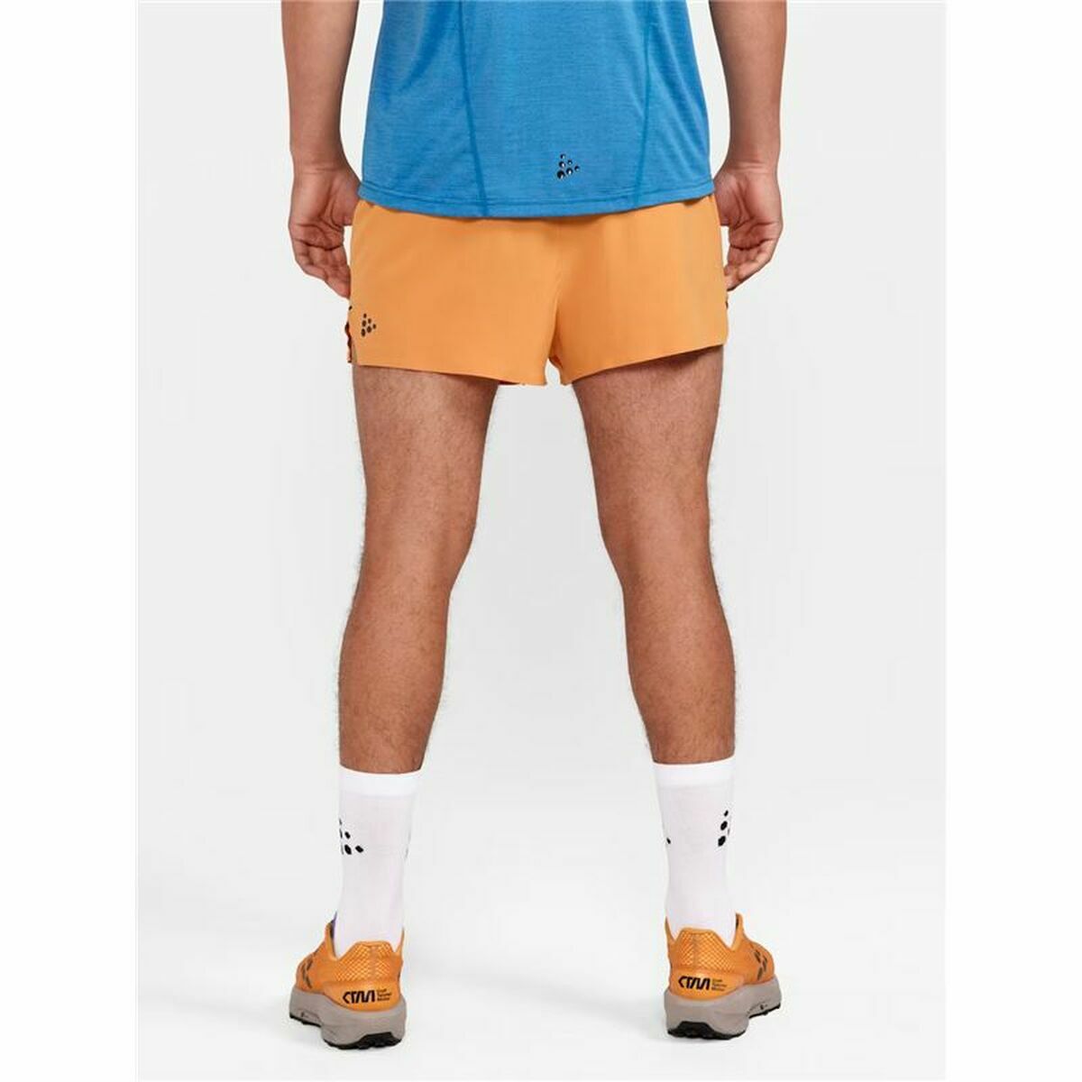 Pantaloni Corti Sportivi da Uomo Craft Craft Adv Essence 2" Arancio Corallo