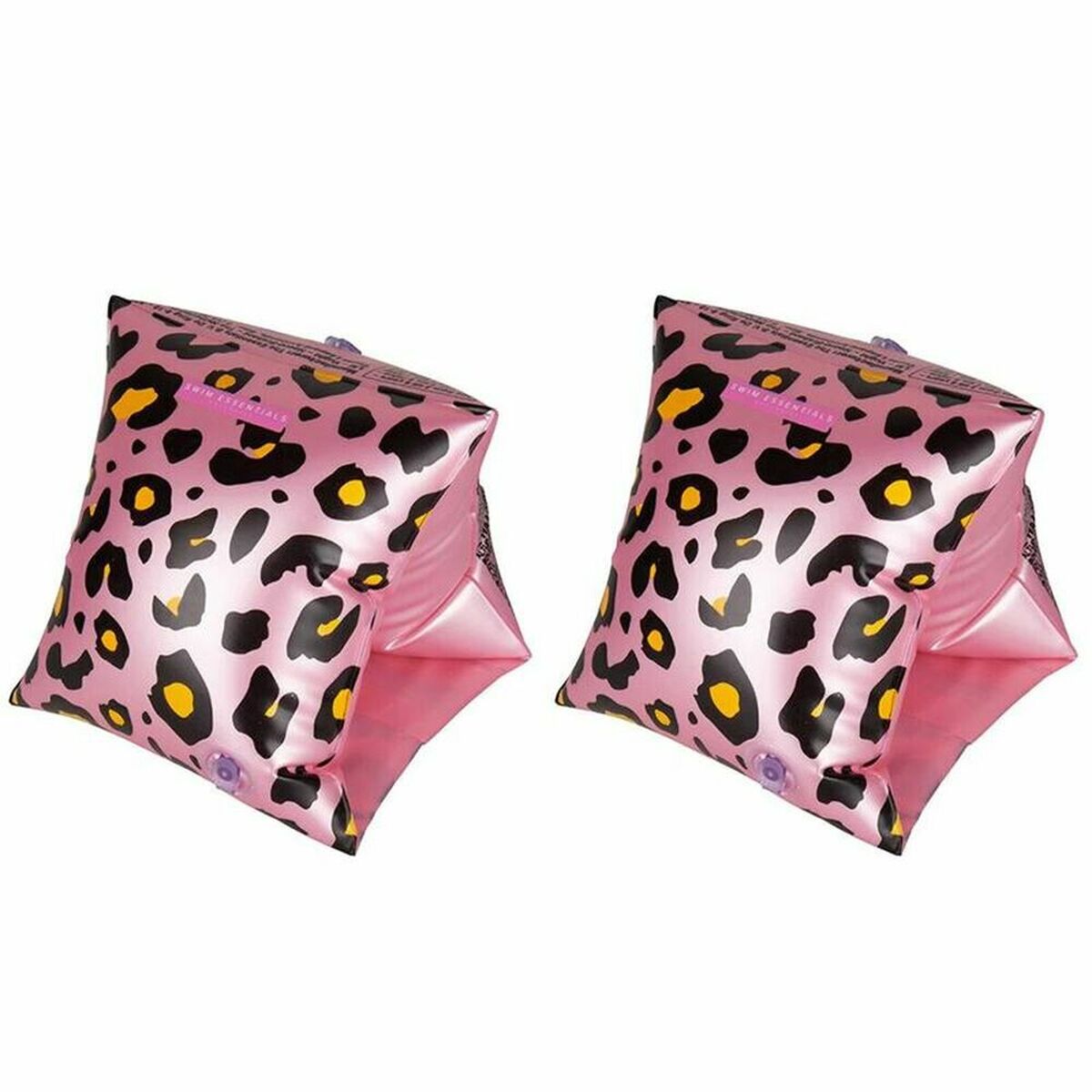 Manicotti Swim Essentials Leopard Rosa 2-6 anni