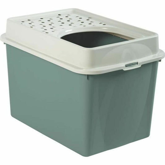 Lettiera per Gatti Rotho My Pet BERTY 57 x 40 x 33 cm Bianco/Verde