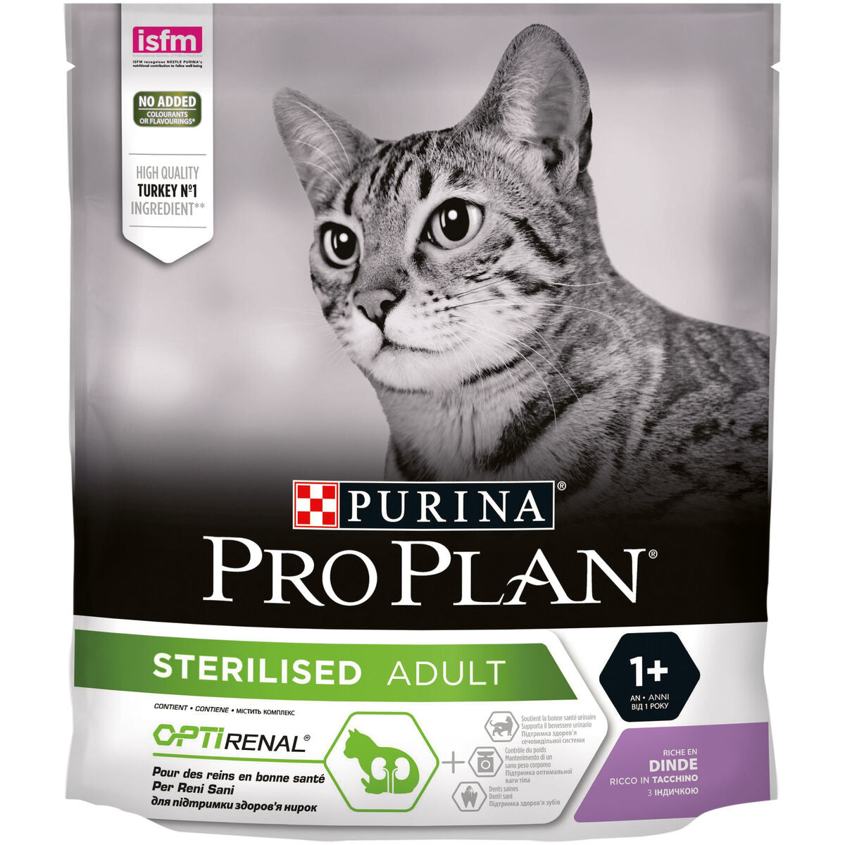 Cibo per gatti Purina Sterilised Adult Adulto Tacchino 400 g