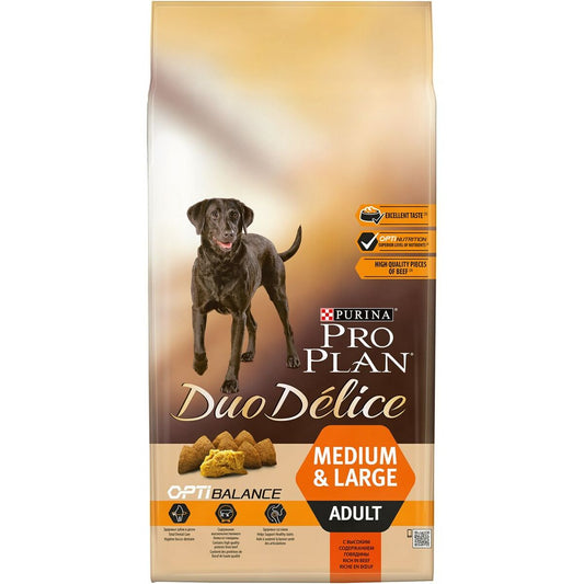 Io penso Purina Pro Plan DUO DÉLICE Adulto Carne di vitello Carne di manzo e vitello Riso 10 kg