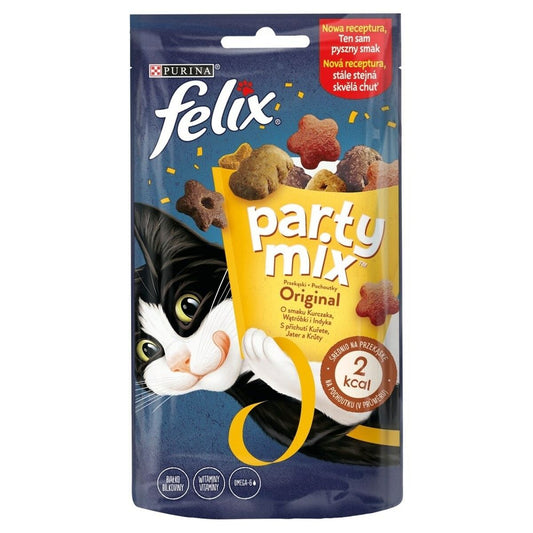 Spuntino per Cat Purina Party Mix Original 60 L 60 g