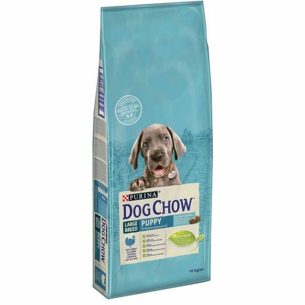 Io penso Purina Dog Chow Puppy Large Cucciolo/Junior Tacchino 14 Kg