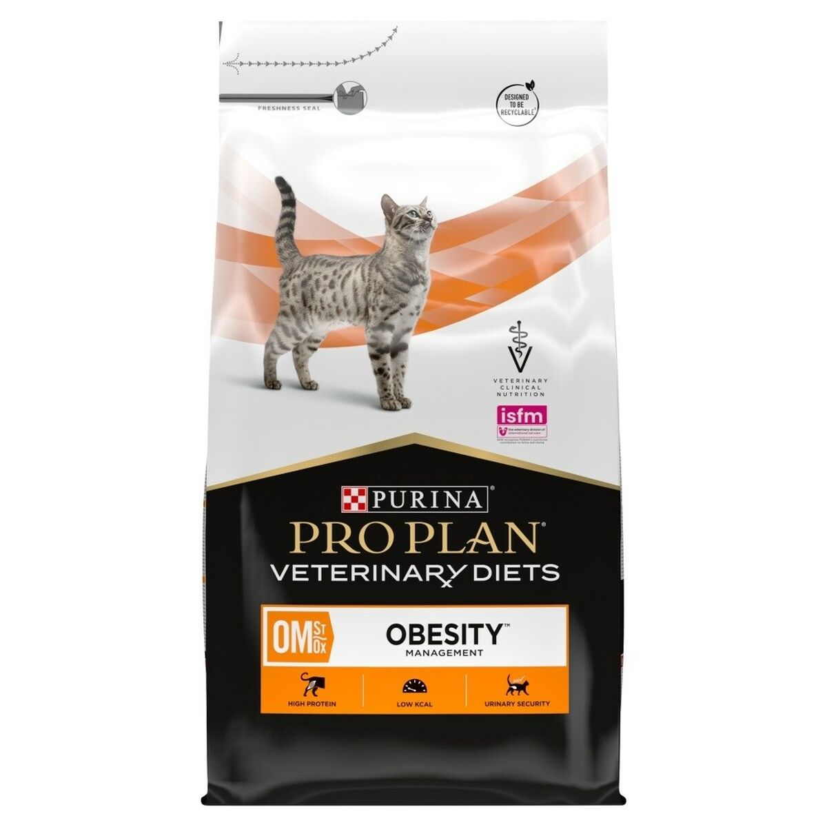 Cibo per gatti Purina Pro Plan OM Obesity Management Uccelli 5 kg