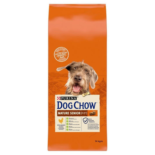 Io penso Purina Dog Chow Mature Senior Anziano Pollo 14 Kg