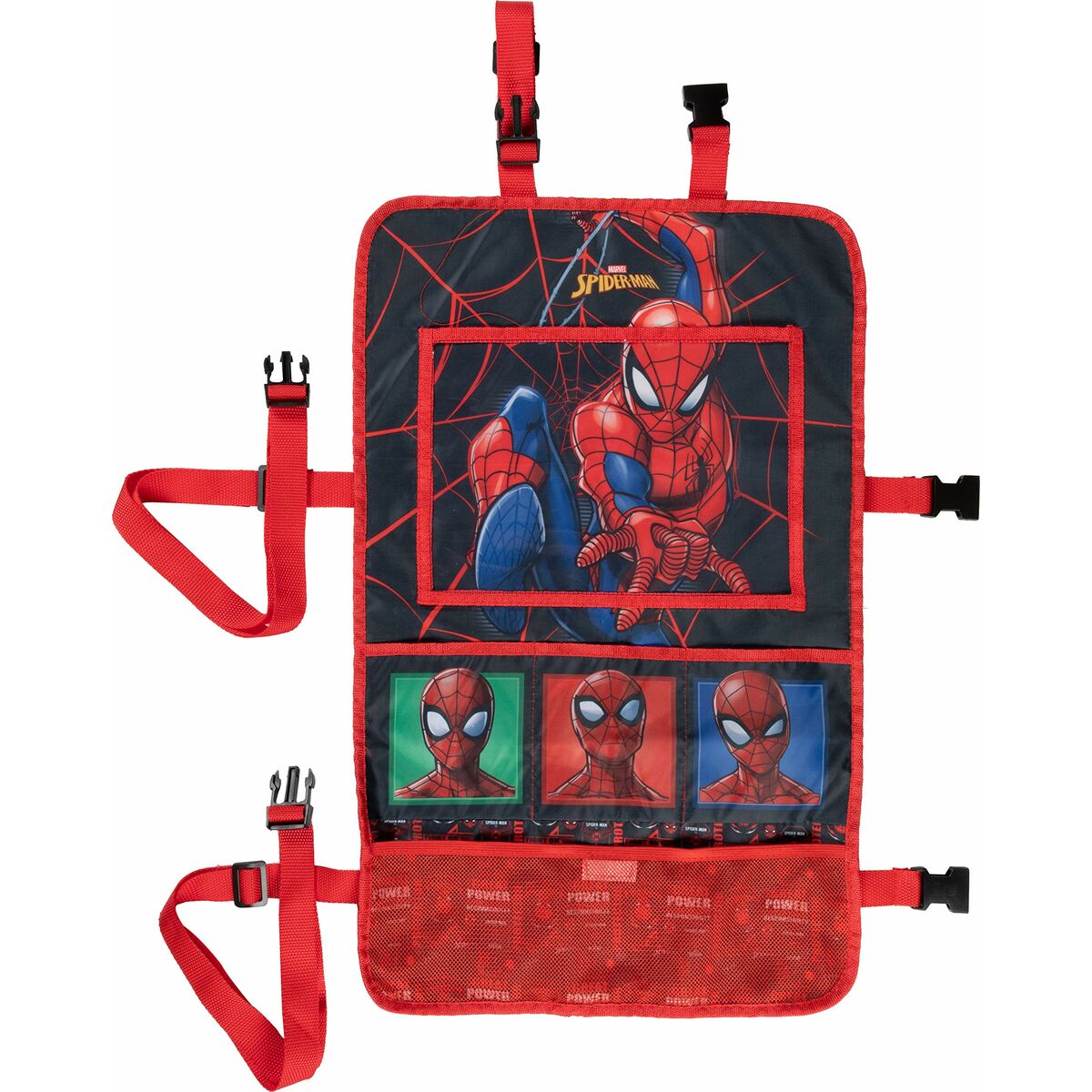 Portaoggetti per Sedile Auto Spider-Man CZ10274 Rosso