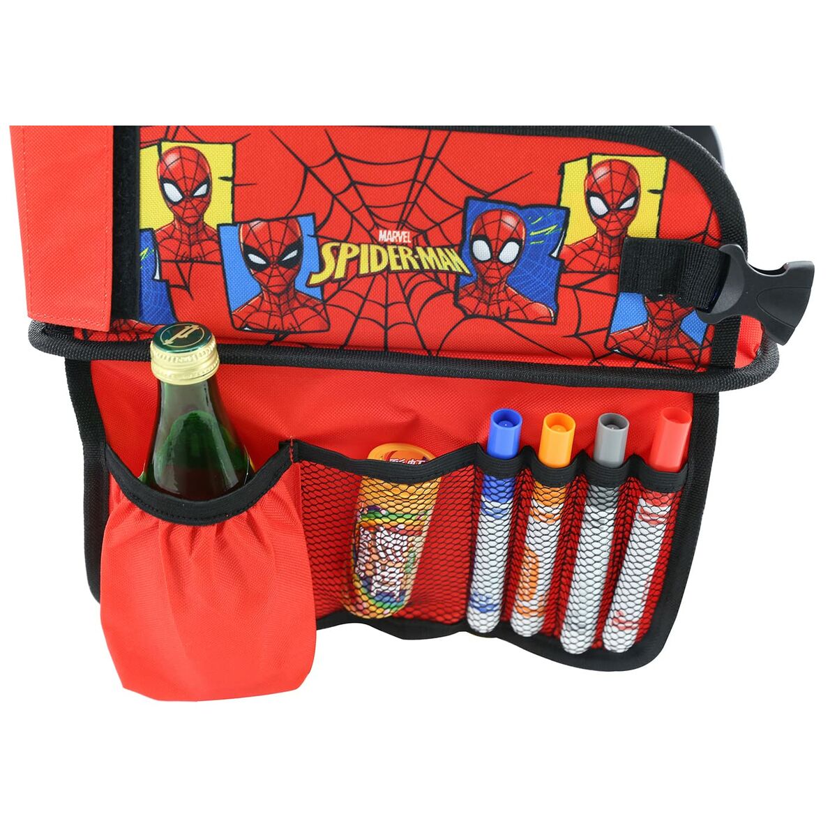 Portaoggetti per Sedile Auto Spider-Man CZ10642 Rosso