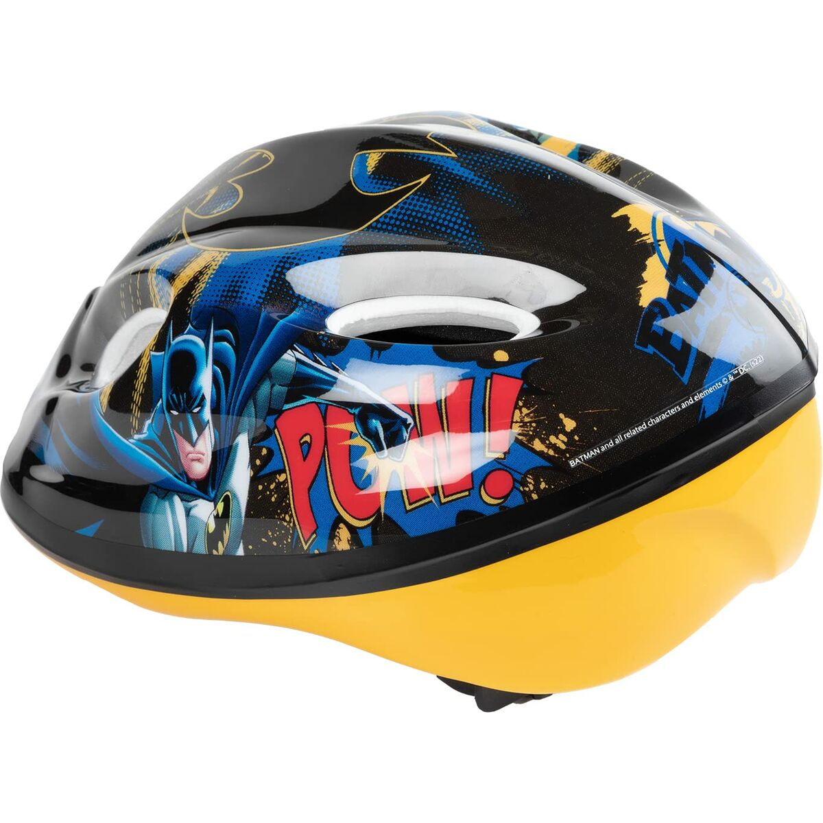 Casco da Ciclismo per Bambini Batman CZ10955 M Nero/Giallo