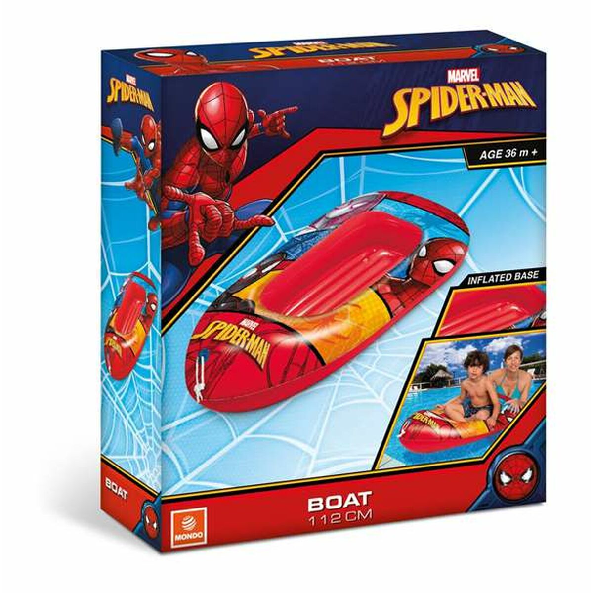 Barca Gonfiabile Spider-Man 112 cm