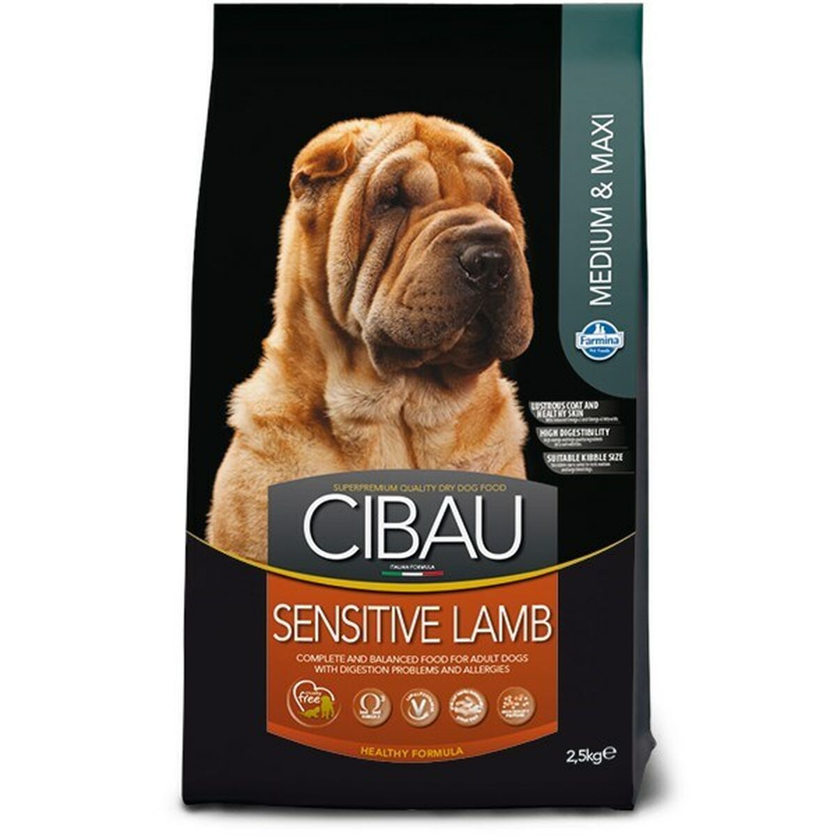 Io penso Farmina SENSITIVE LAMB MEDIUM & MAXI Adulto Agnello 14 Kg