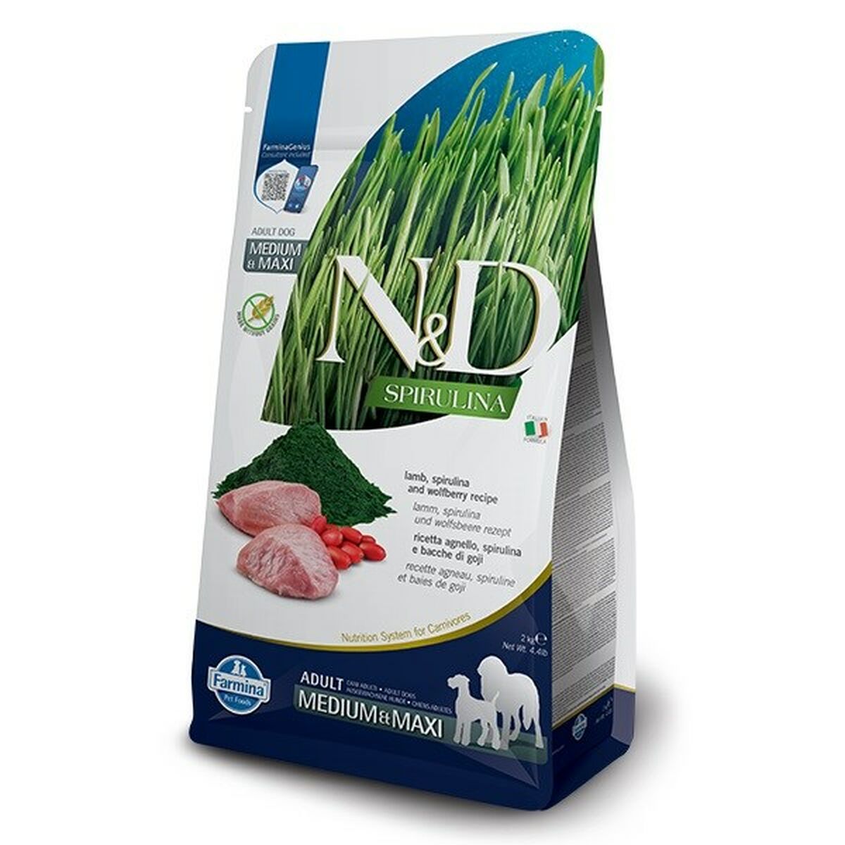 Io penso Farmina N&D Spirulina Adulto Agnello 7 kg