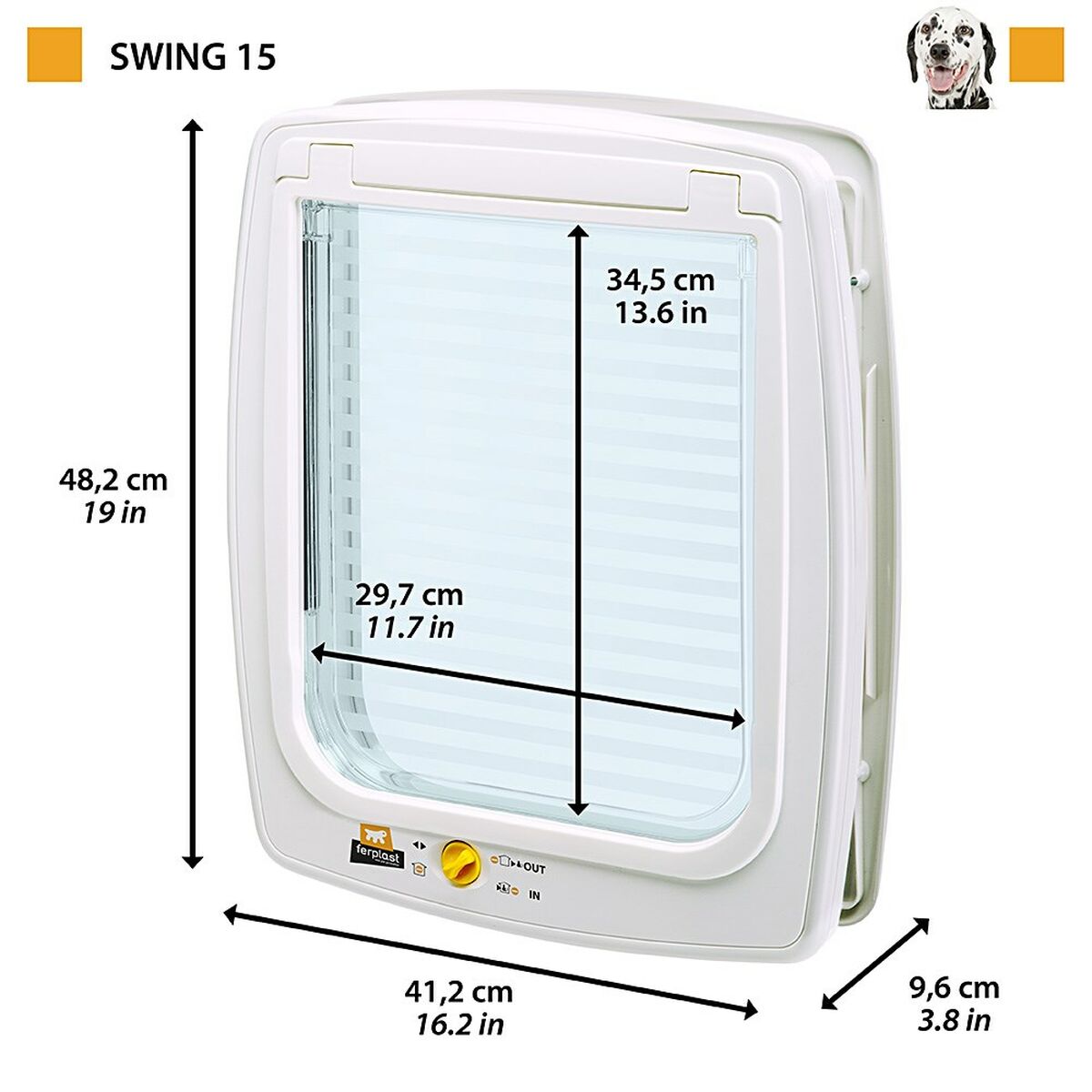 Gattaiola Ferplast Swing 15 Bianco Plastica