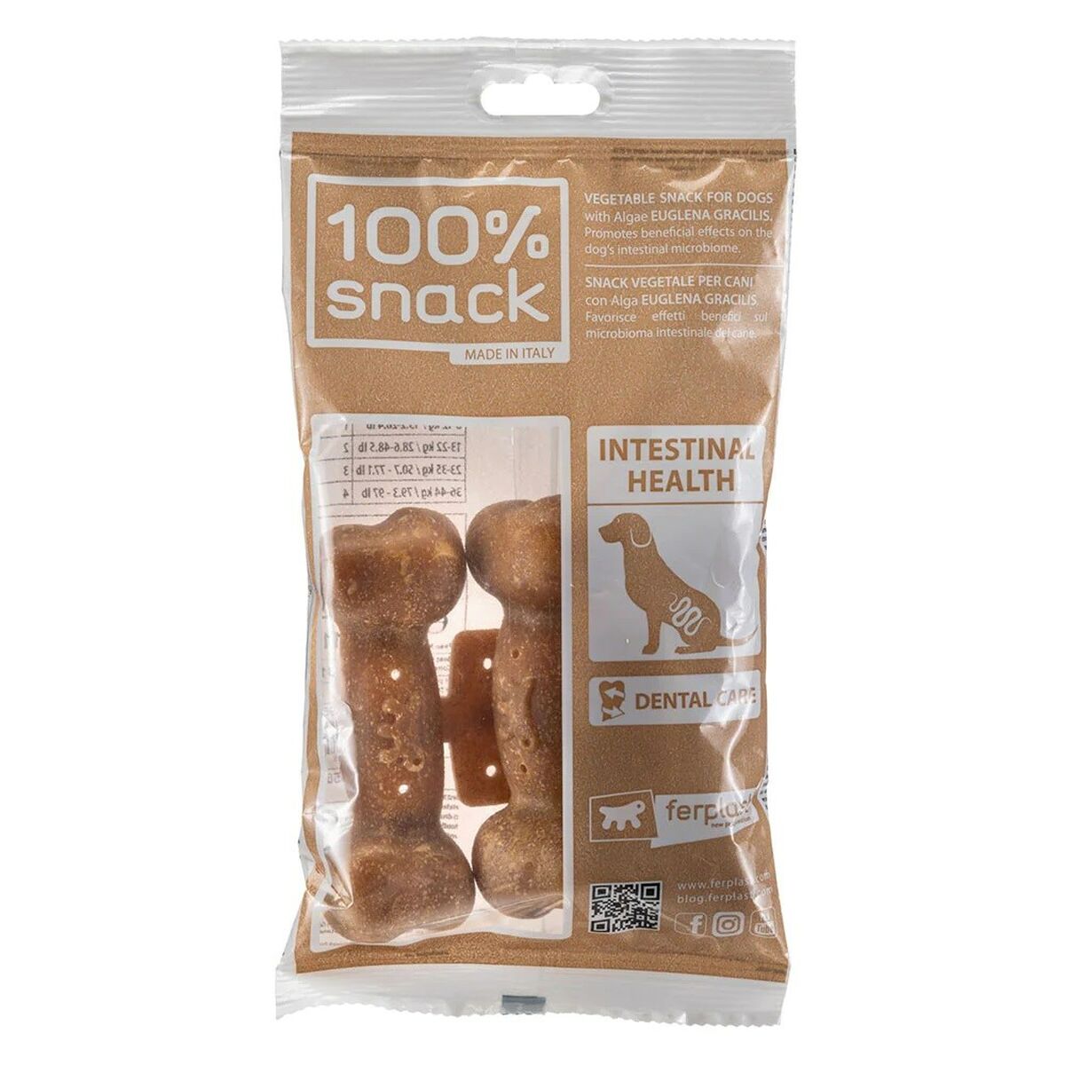 Snack per Cani Ferplast 89626014 Osso 3 Unità