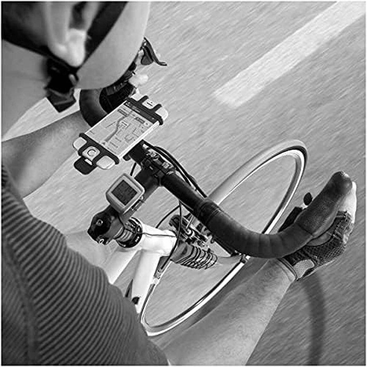 Supporto Universale per Smartphone per Biciclette Celly Easy Bike Nero