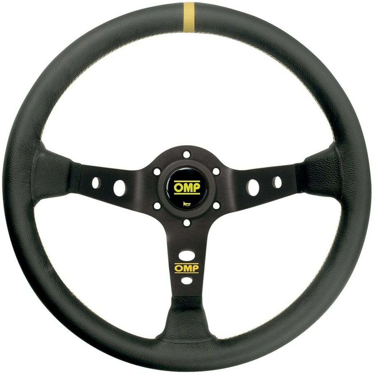 Volante Racing OMP OD/1956/N Ø 35 cm Nero/Giallo Nero