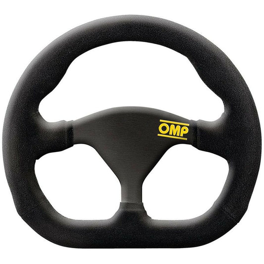 Volante Racing OMP Formula Quadro Camoscio Nero 25 x 23 cm