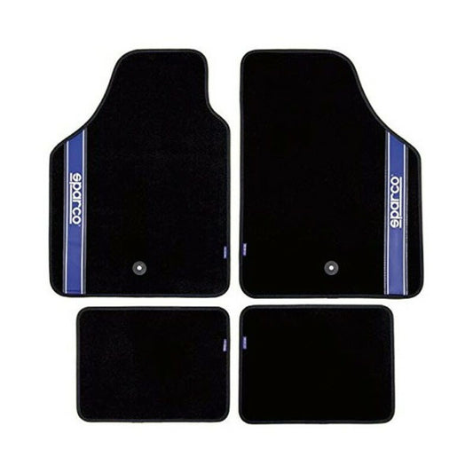 Set di Tappetini per Auto Sparco Strada 2012 B Universale Nero/Blu (4 pcs)