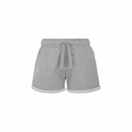 Pantaloncini Sportivi da Donna Kappa Dark Grigio