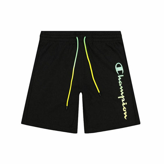 Pantaloni Corti Sportivi da Uomo Champion Nero