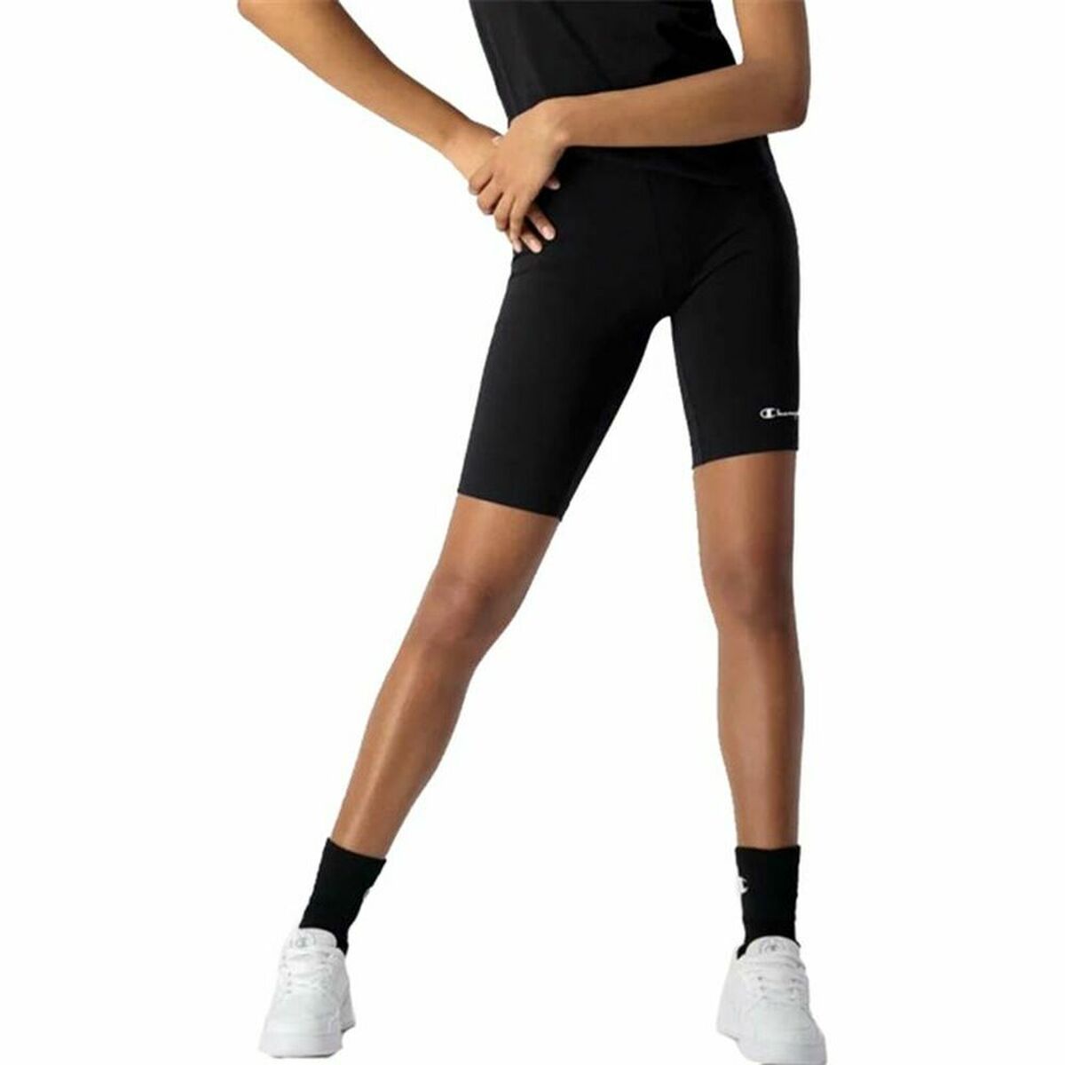 Leggings Sportivo da Donna Champion  Bike Trunk W Nero