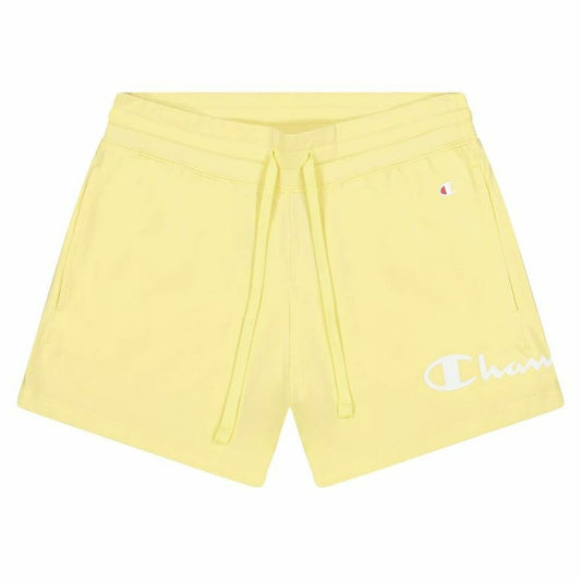 Pantaloncini Sportivi da Donna Champion Drawcord Pocket Giallo