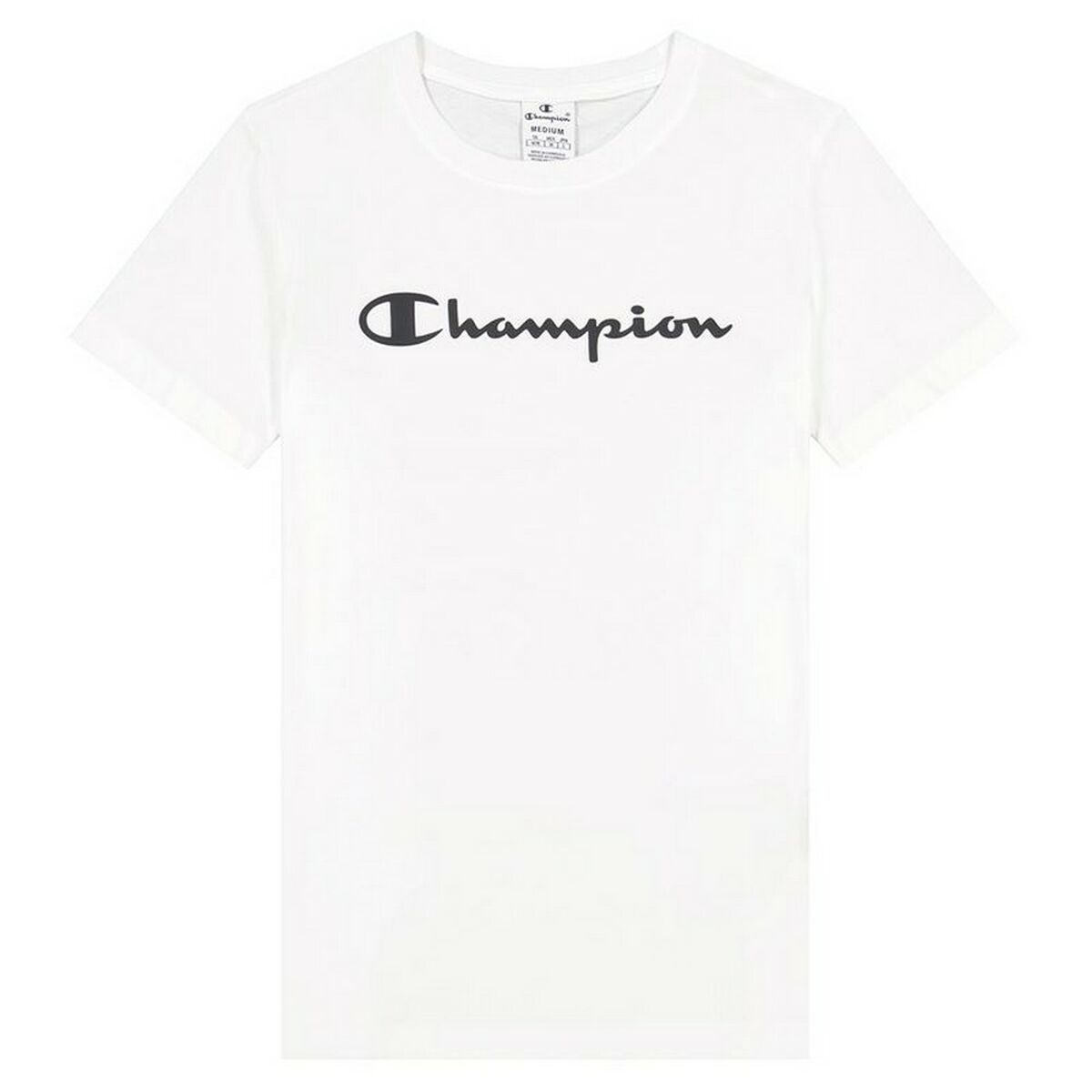 Maglia a Maniche Corte Donna Champion Big Script Logo