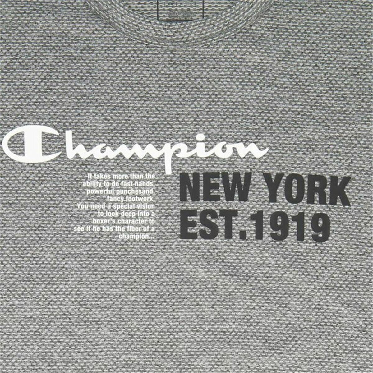 Maglia a Maniche Corte Uomo Champion  Crewneck Grigio scuro