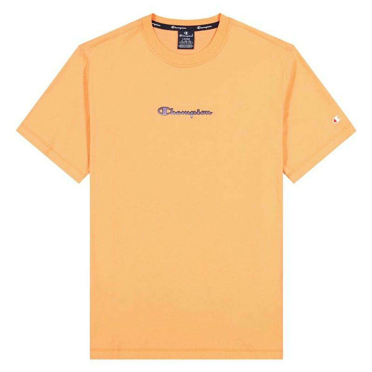 Maglia a Maniche Corte Champion Crewneck M Arancio