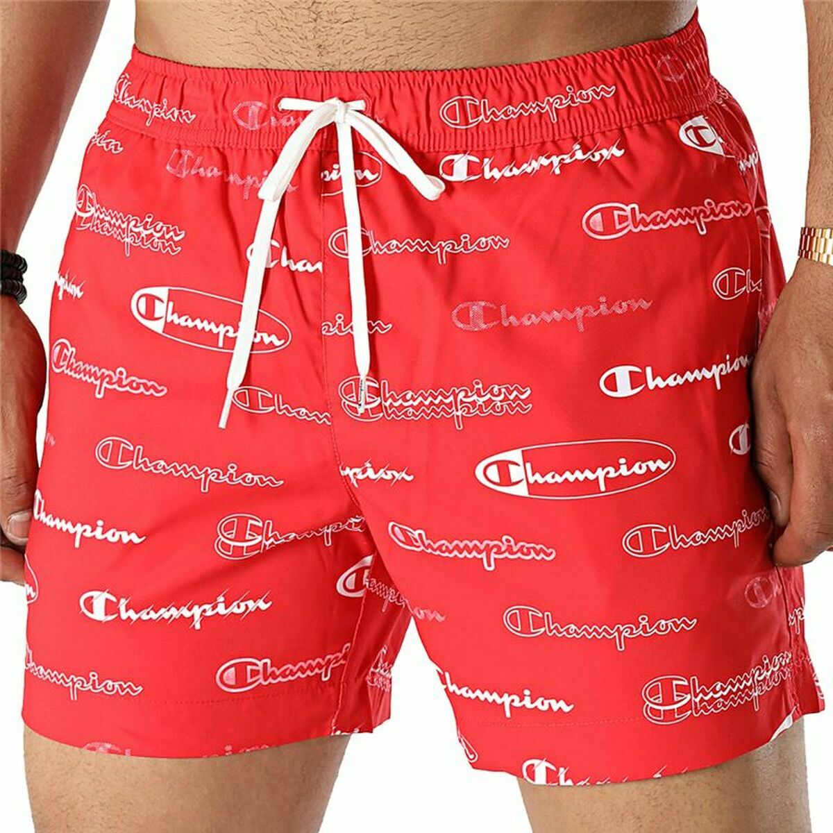 Costume da Bagno Uomo Champion Beachshort Rosso