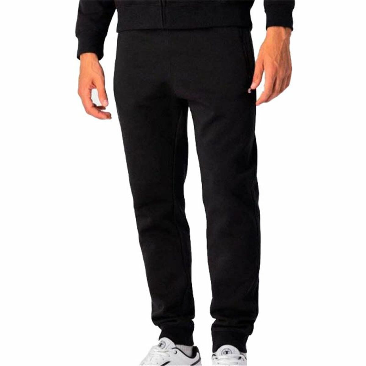 Pantalone per Adulti Champion  Elastic Logo Nero Uomo