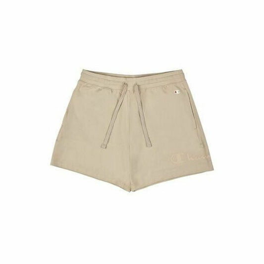 Pantaloncini Sportivi da Donna Champion Shorts Beige Marrone