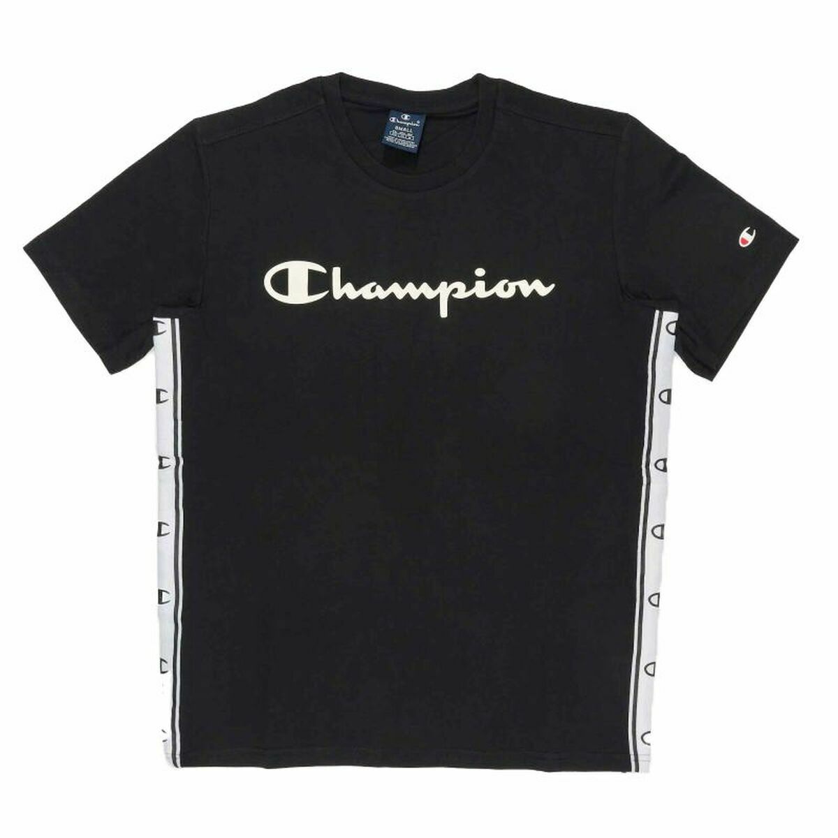 Maglia a Maniche Corte Uomo Champion Crewneck Nero