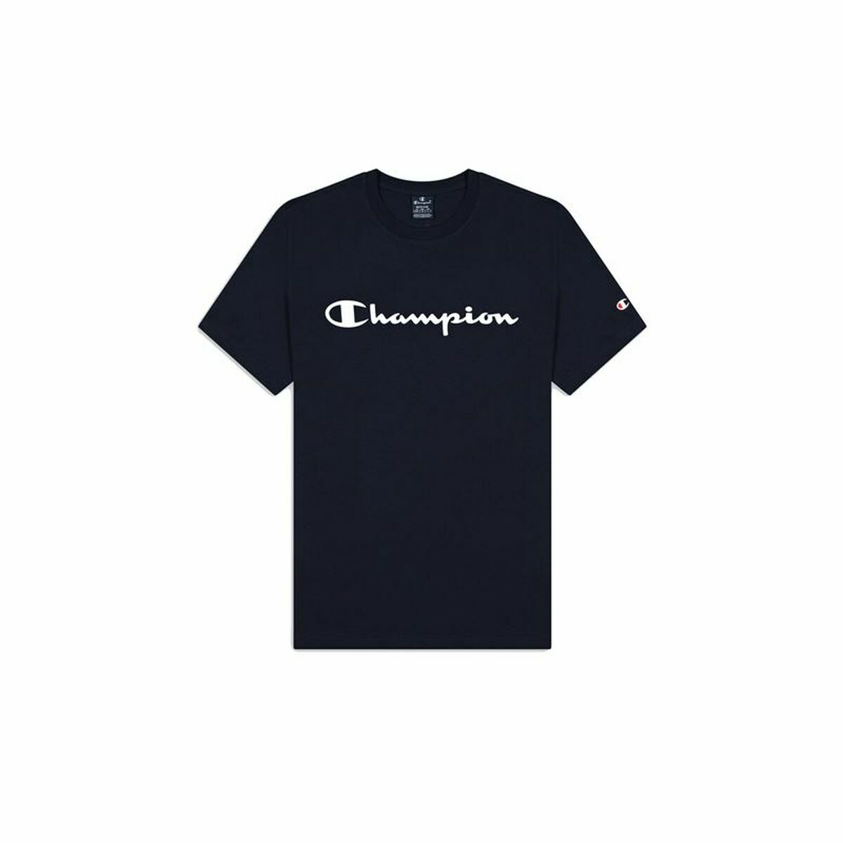 Maglia a Maniche Corte Uomo Champion Crewneck Azzurro