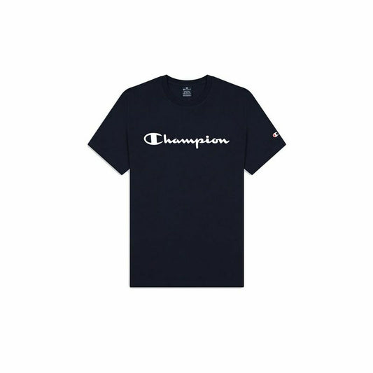 Maglia a Maniche Corte Uomo Champion Crewneck Azzurro