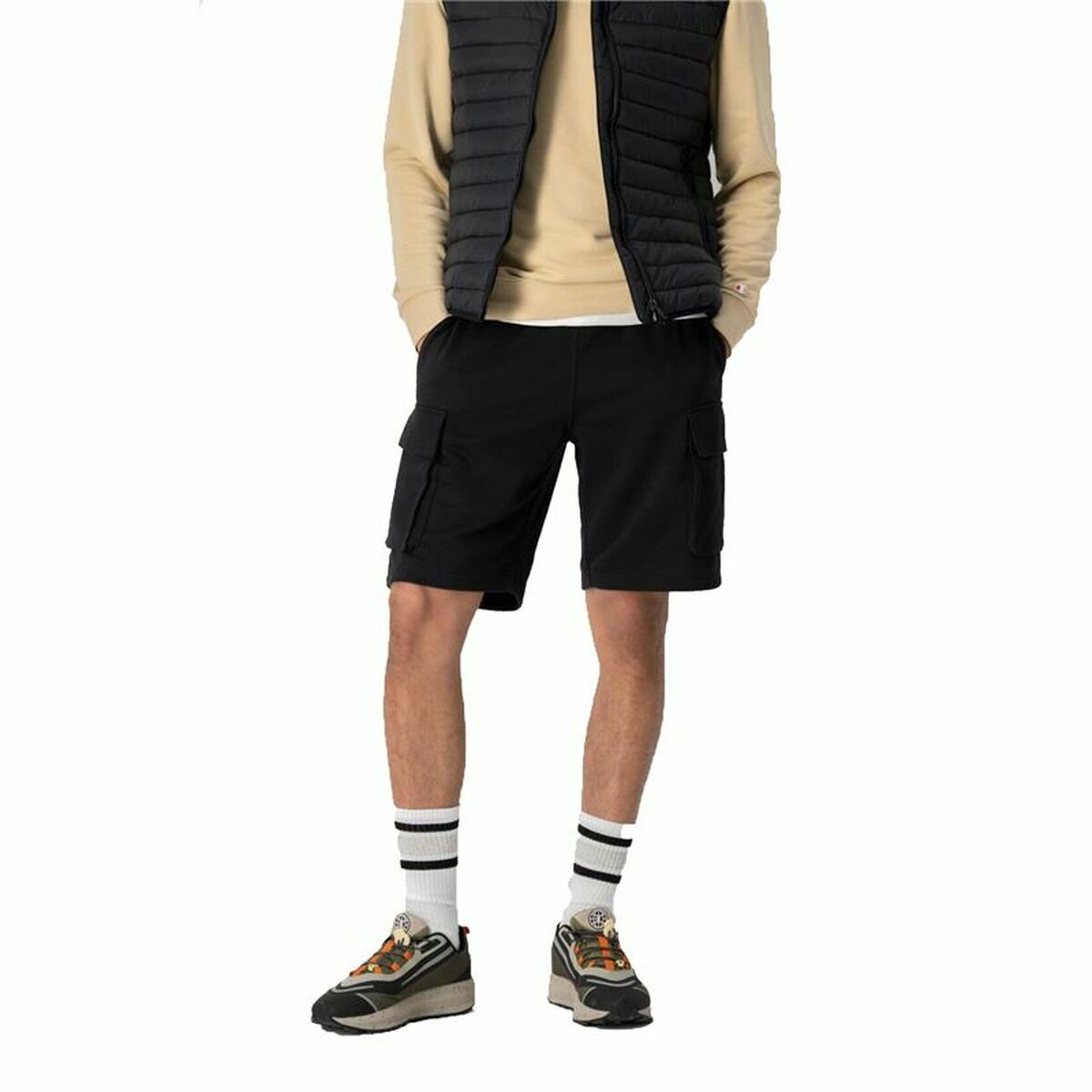 Pantaloncino Sportivo Champion Cargo  Nero