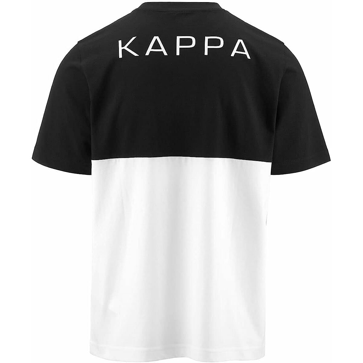 Maglia a Maniche Corte Uomo Kappa Edwin CKD Bianco Nero