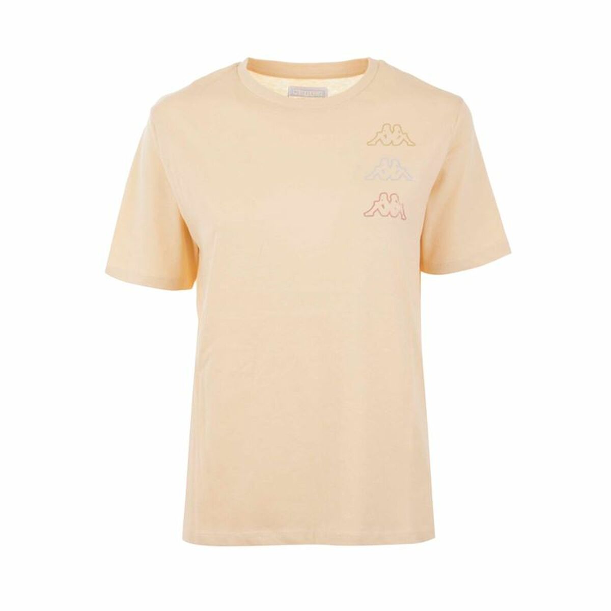 Maglia a Maniche Corte Donna Kappa Kemilia Beige