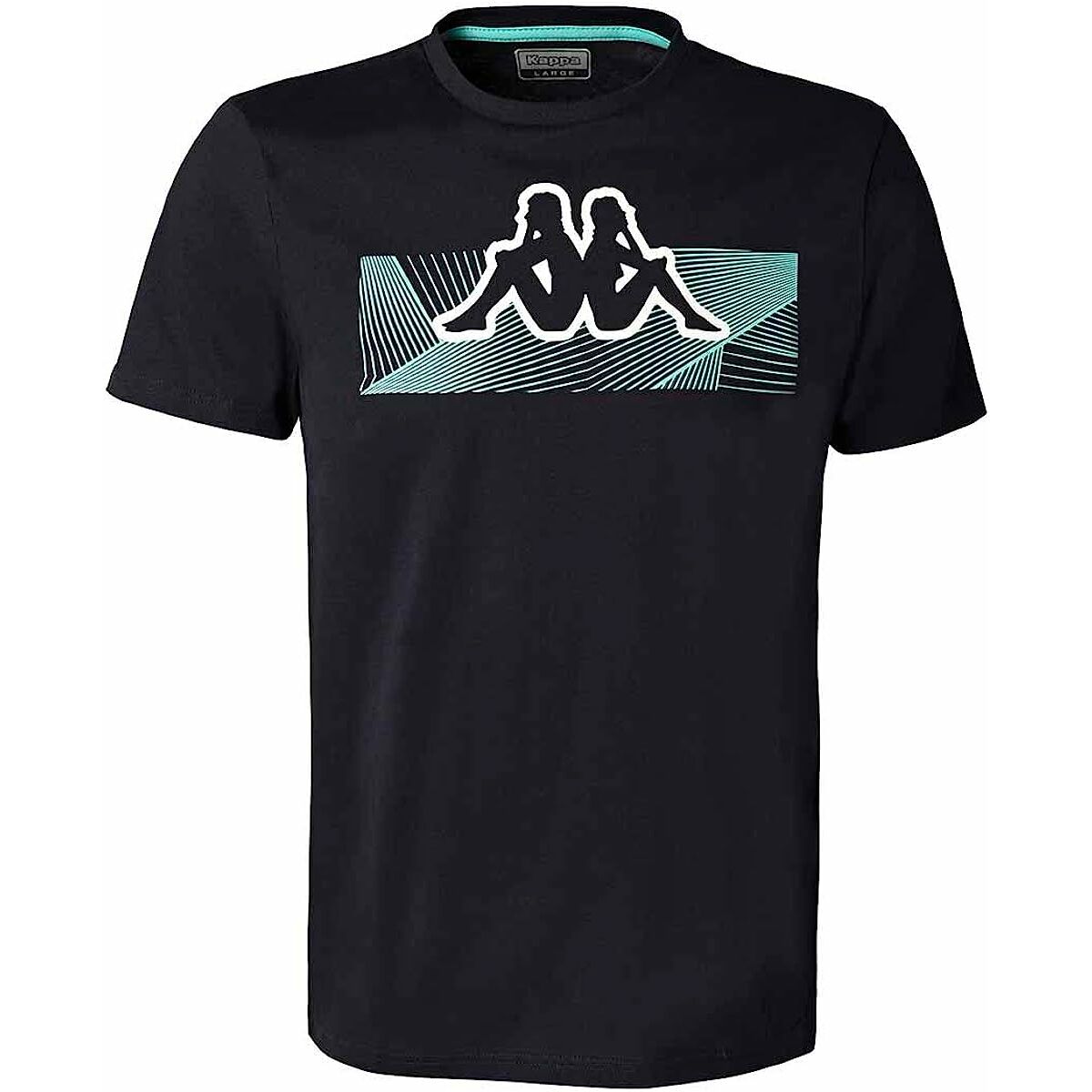 Maglia a Maniche Corte Uomo Kappa Eryx Graphik Blu scuro