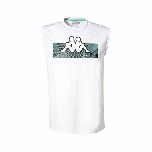 Maglia a Maniche Corte Uomo Kappa Erfin Graphik Bianco