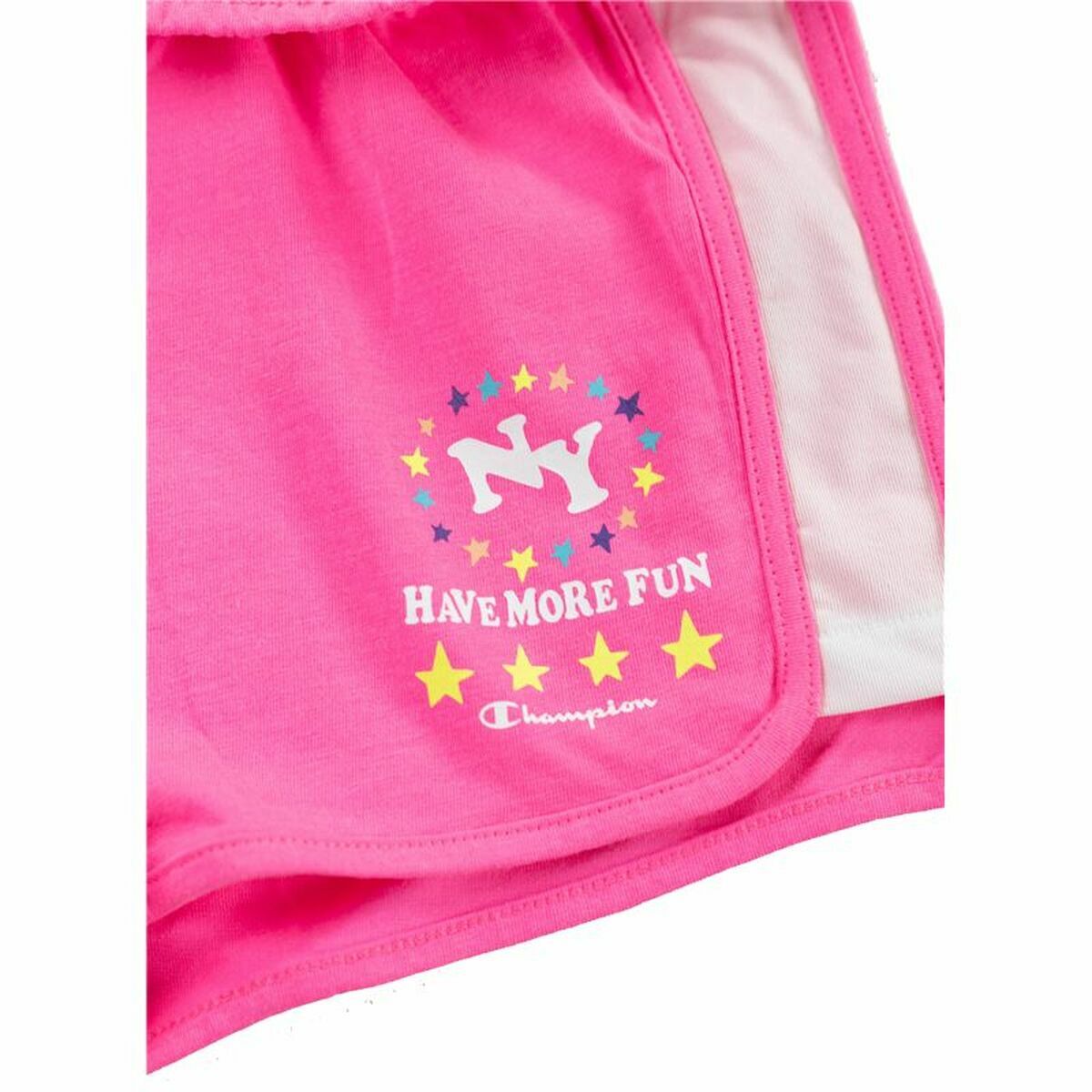 Pantaloncini Sportivi per Bambini Champion Rosa Fucsia