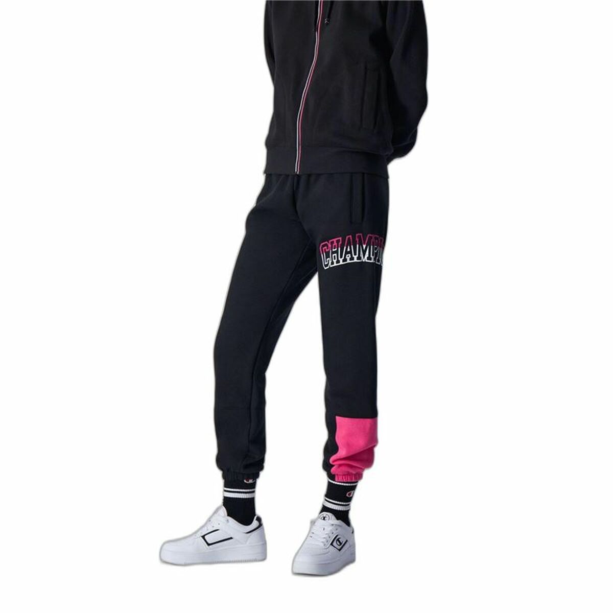 Pantalone Lungo Sportivo Champion Elastic Cuff Legacy Nero Donna