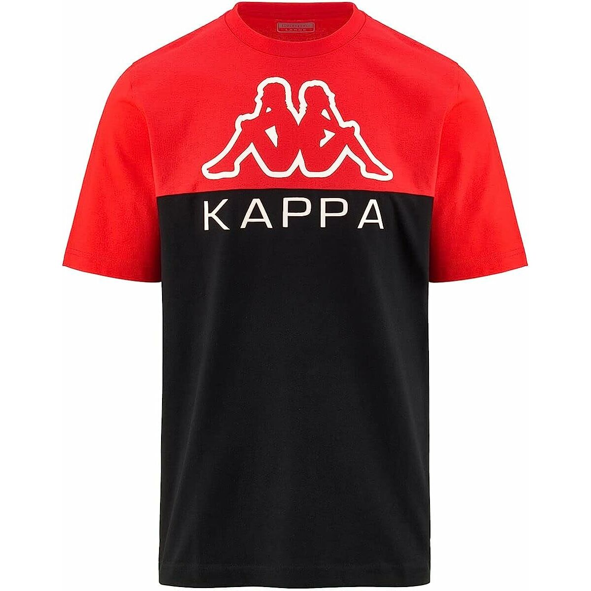 Maglia a Maniche Corte Uomo Kappa Emir CKD Nero Rosso