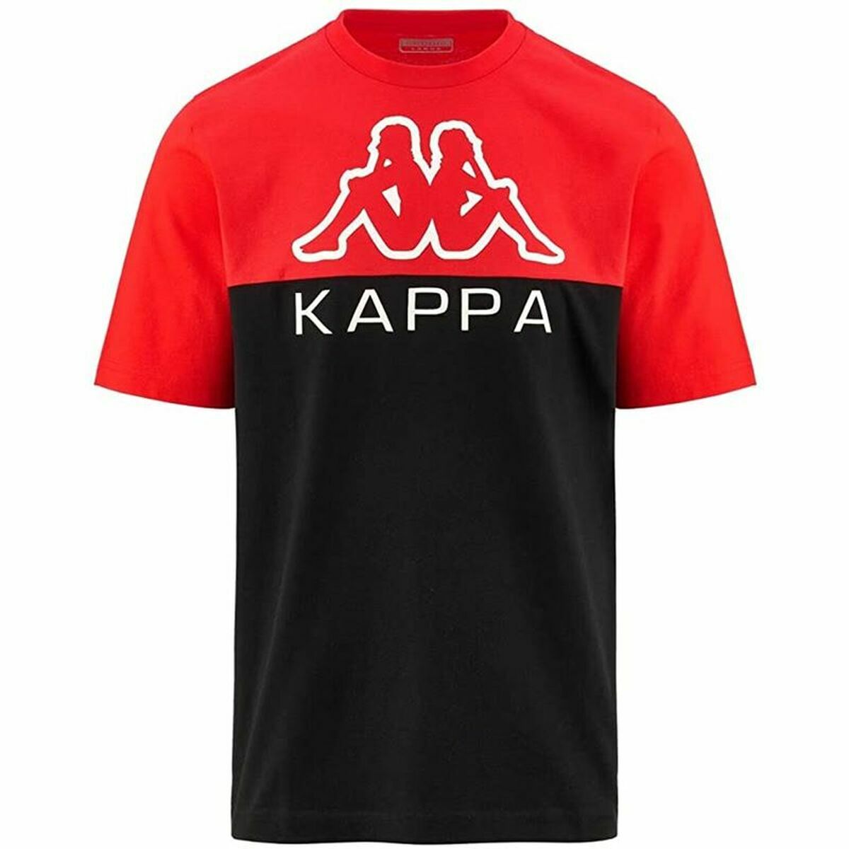 Maglia a Maniche Corte Uomo Kappa Emir CKD Nero Rosso