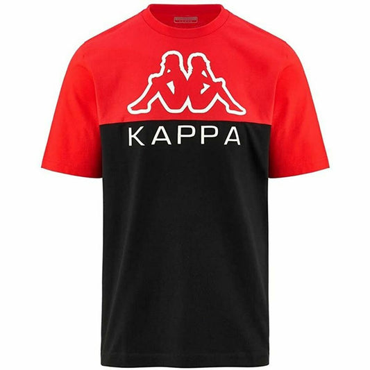 Maglia a Maniche Corte Uomo Kappa Emir CKD Nero Rosso