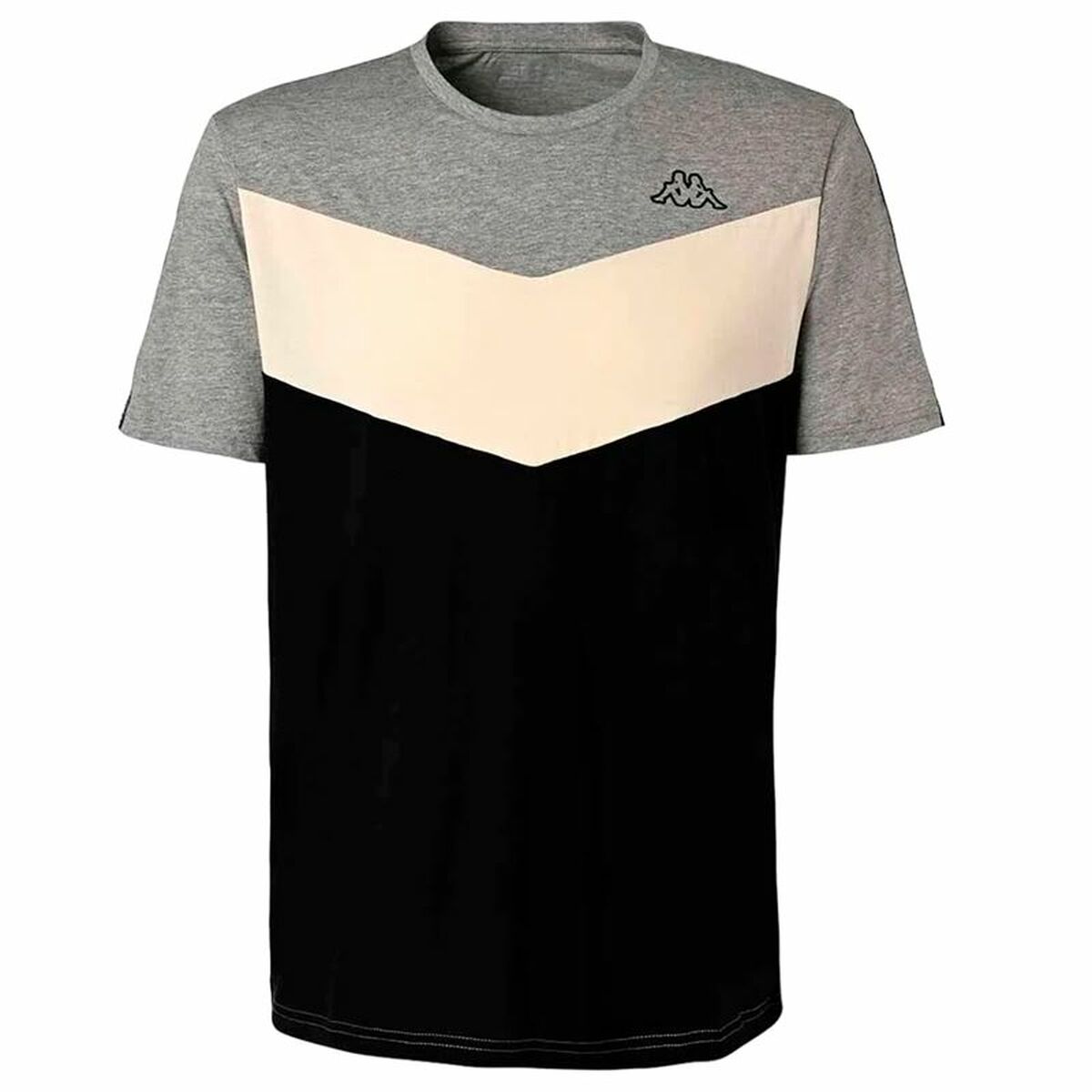 Maglia a Maniche Corte Uomo Kappa Ipsilo Active Nero